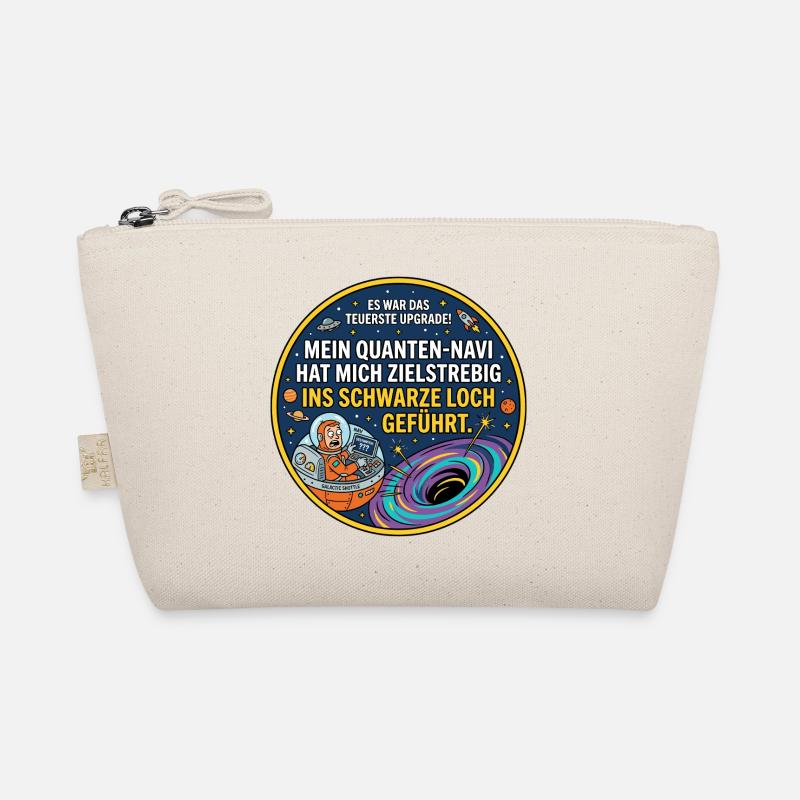 Schwarzes Loch Navi lustiger Spruch Bio-Täschchen