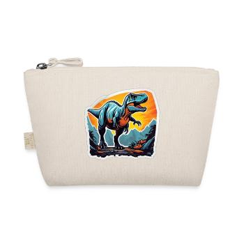 T-Rex au coucher soleil sur montagnes - Trousse biologique - nature - Devant