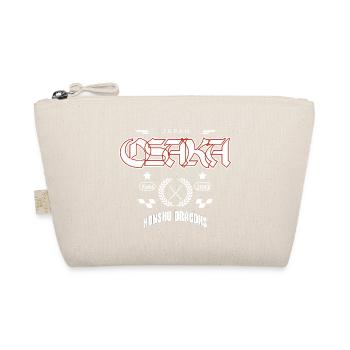 Japan Vintage Asanoha Streetwear Design - Organic Pouch - nature - Front