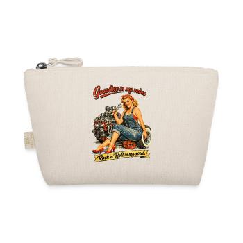 Retro Pin-up Hot Rod: Gasoline & Rock n Roll Soul - Bio-Täschchen - Natur - Vorne