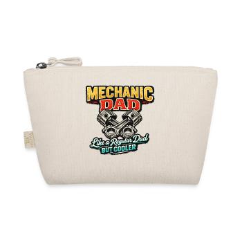 Mechanic Dad – Cooler Dad Spruch - Bio-Täschchen - Natur - Vorne