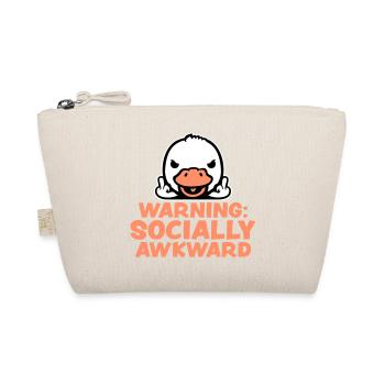 Avertissement : canard maladroit socialement : Oiseau majeur - Trousse biologique - nature - Devant