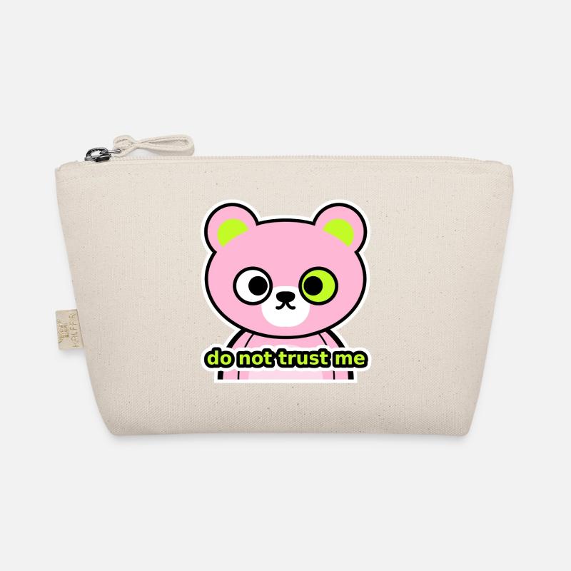 Neon Rebel Bear – Do Not Trust Me Organic Pouch