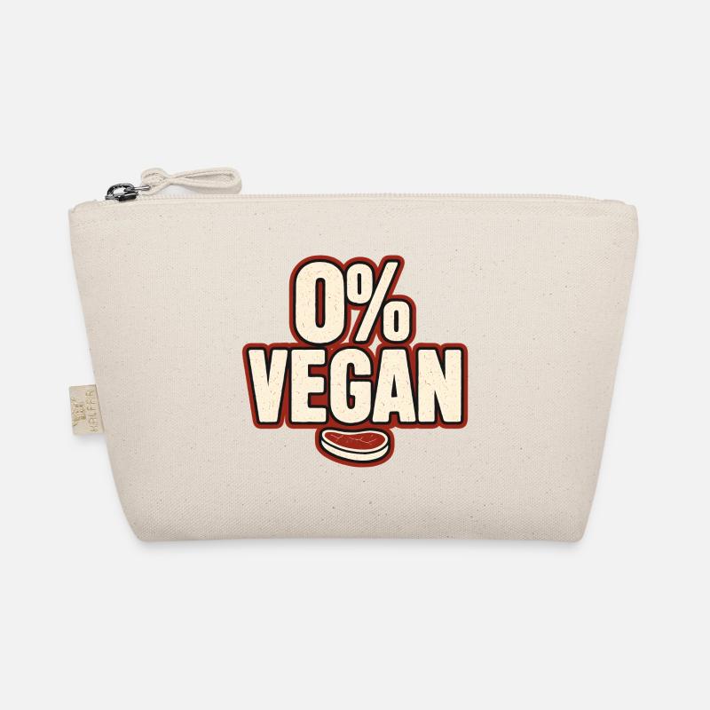 0% Vegan – Retro Statement Organic Pouch