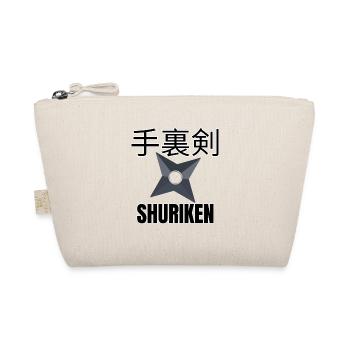 Shuriken 手裏剣 – Japanese Ninja Star  - Bio-Täschchen - Natur - Vorne