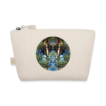 Natur Mandala Herz im Baum - Bio-Täschchen - Natur - Vorne
