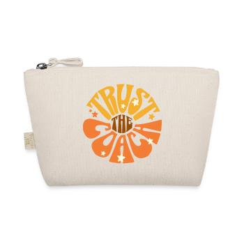Tennis Trainer Shirt, Trust the Coach hoodie, Cap - Organic Pouch - nature - Front