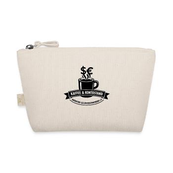 Kaffee & Kontostand Motiv - Bio-Täschchen - Natur - Vorne