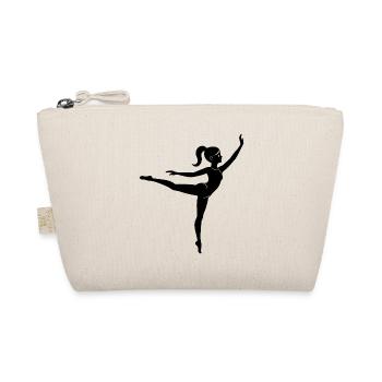 Gymnastics Girl - Organic Pouch - nature - Front