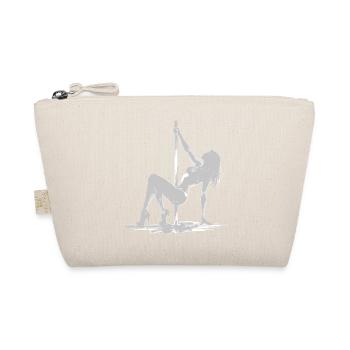Exotic Pole Dance: Sexy Squat in High Heels Art - Organic Pouch - nature - Front