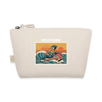 Perroquet Jet Ski Rétro "Wild Ride" - Trousse biologique - nature - Devant