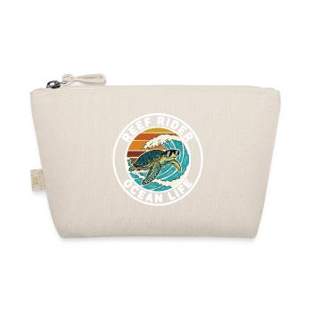 Surf Reef Rider Ocean Life Turtle - Organic Pouch - nature - Front