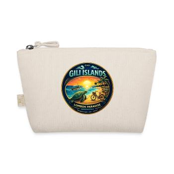 Gili Islands Sunset Turtle Tee - Organic Pouch - nature - Front