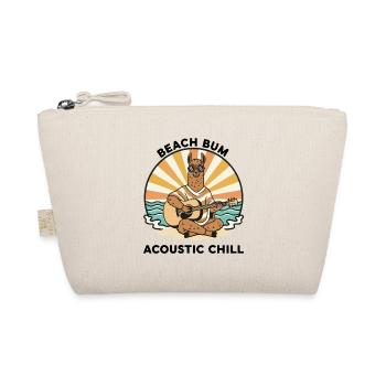Llama Beach Bum Acoustic Chill Guitar - Organic Pouch - nature - Front