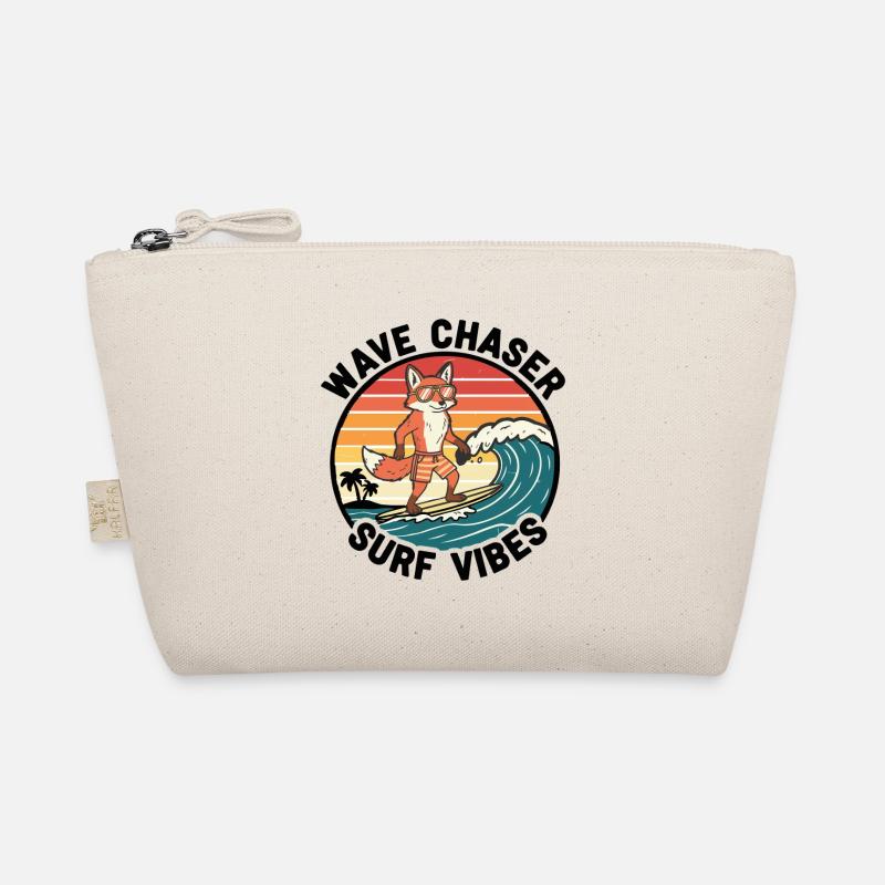 Fox Surfer Wave Chaser Surf-Vibes Bio-Täschchen
