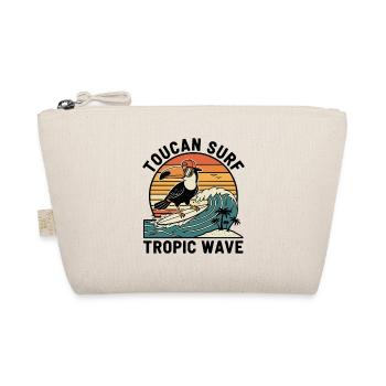 Toucan Surf Tropic Wave Ocean Vibes - Bio-Täschchen - Natur - Vorne