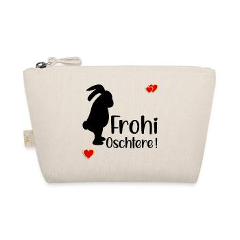 FROHE OSTERN SCHWEIZ - Bio-Täschchen - Natur - Vorne