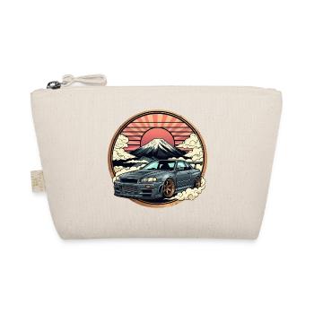 JDM car Japanese Retro Car Racing Drifting Legend - Organic Pouch - nature - Front