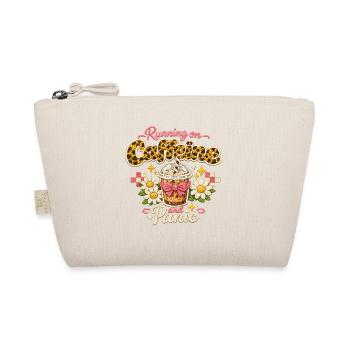 Running on Coffee and Panic - Organic Pouch - nature - Front