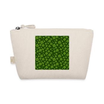 Shamrock Pattern - Organic Pouch - nature - Front