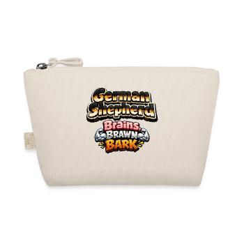 German Shepherd: Intelligent Power - Organic Pouch - nature - Front