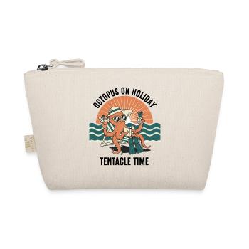 Poulpe Octopus On Holiday Tentacle Time Chill - Organic Pouch - nature - Front