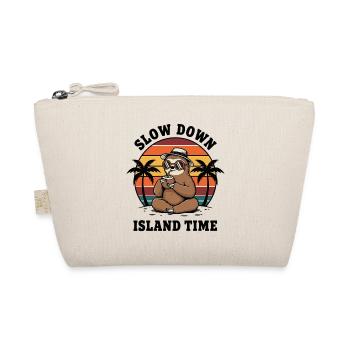 Sloth Slow Down Island Time Coconut Chill - Organic Pouch - nature - Front