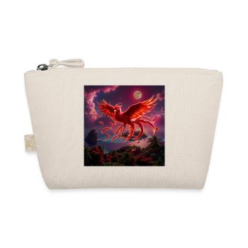 Crimson Phoenix over Tropical Islands - Organic Pouch - nature - Front