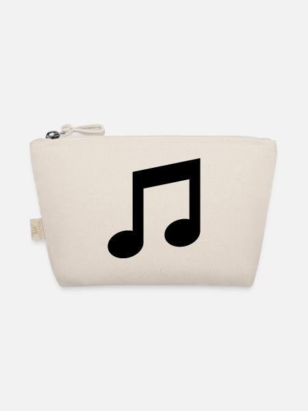 Music tee - Organic Pouch - nature