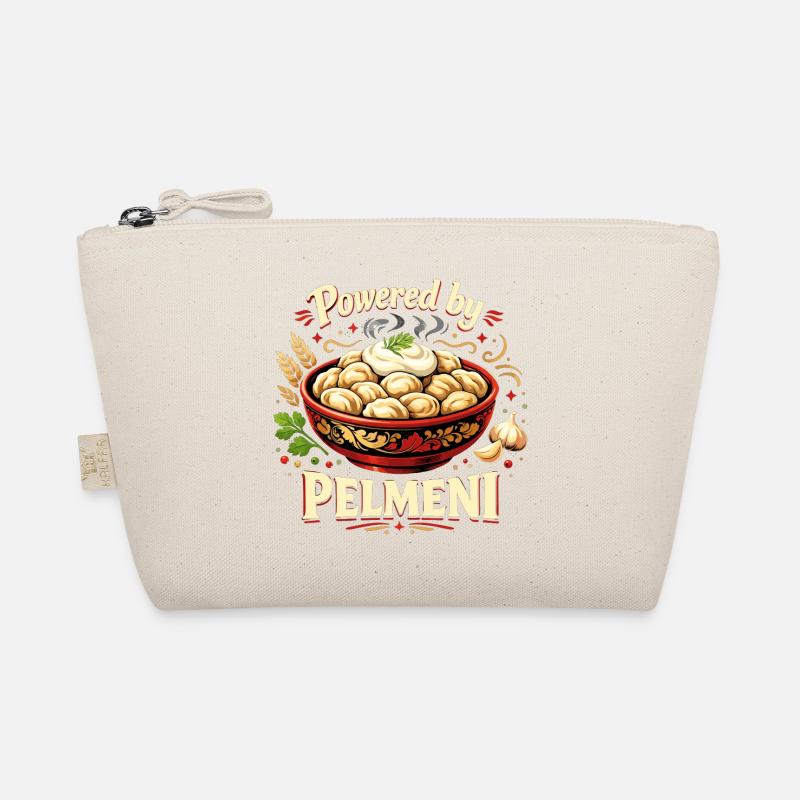 Powered by Pelmeni – Lustiges Russisches Design Bio-Täschchen
