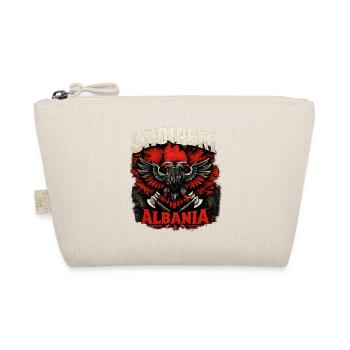 Shqipëri Albania Eagle Emblem - Organic Pouch - nature - Front