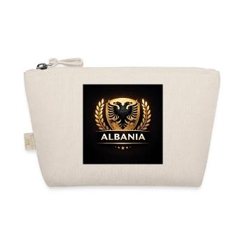 Albania Golden Coat of Arms - Organic Pouch - nature - Front