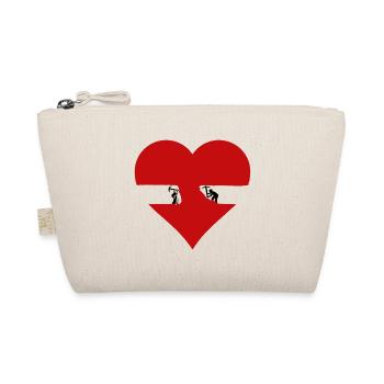 Love Takes Work Strong Bond Built Together Shirt - Bio-Täschchen - Natur - Vorne