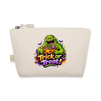 schleimmonster-trick-or-treat - Bio-Täschchen - Natur - Vorne