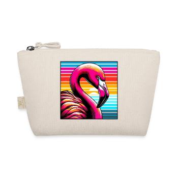 Flamingo - Bio-Täschchen - Natur - Vorne