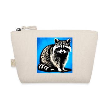 Raccoon - Organic Pouch - nature - Front