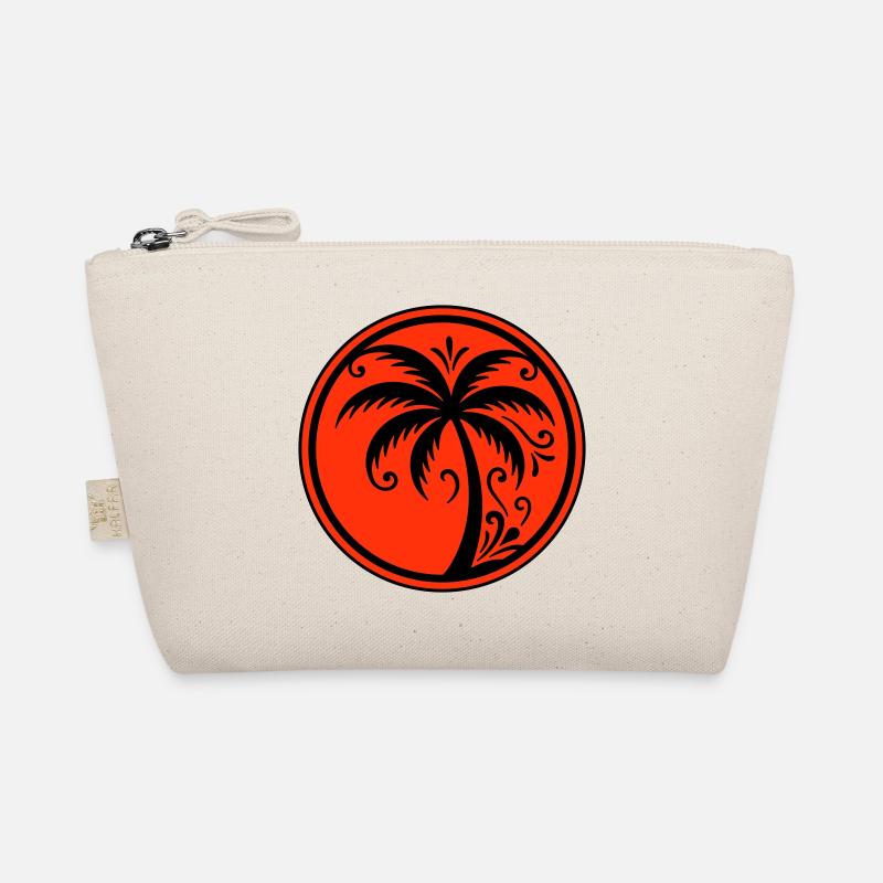 Plage icône des palmiers Trousse biologique