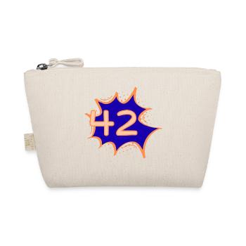 42 – The Answer to Everything | Comic Style T-Shirt - Organic Pouch - nature - Front