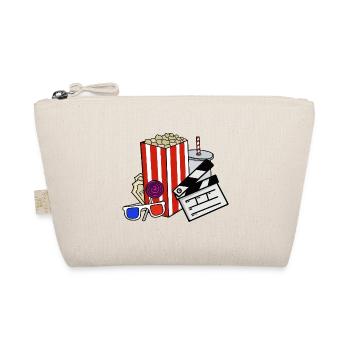 Retro Cinema Snacks Collage - Organic Pouch - nature - Front