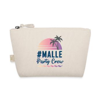MALLE Party Crew Sunset Palm Trees - Organic Pouch - nature - Front