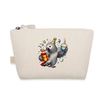 African grey parrot birthday - Organic Pouch - nature - Front