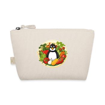Penguin in the vegetable paradise - Organic Pouch - nature - Front