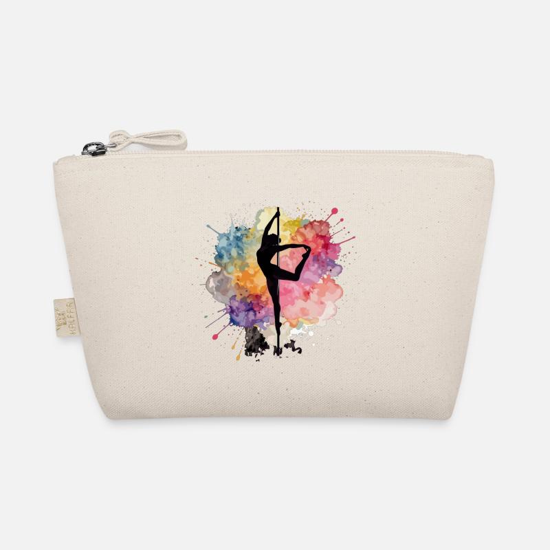 Pole Dance Silhouette – Aquarell Kunst Design Bio-Täschchen