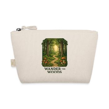 Forest path Hiking through the forest - Organic Pouch - nature - Front
