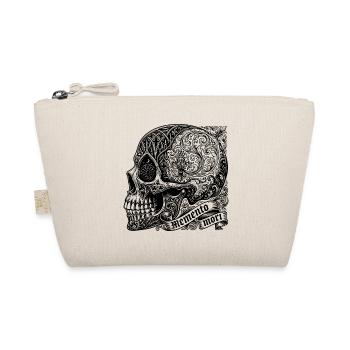 Skull T-Shirt Gothic Skull Dark Art Memento Mori - Organic Pouch - nature - Front