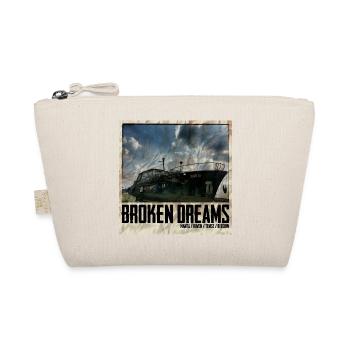 Broken Dreams Boat Art Belgium - Organic Pouch - nature - Front