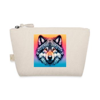 Wolf - Organic Pouch - nature - Front