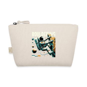 Astronaut Bouldering – Climbing in Space Design - Organic Pouch - nature - Front
