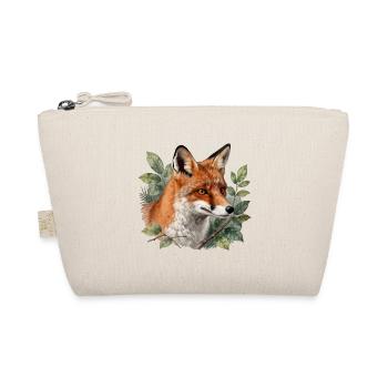 Botanical Fox - Organic Pouch - nature - Front