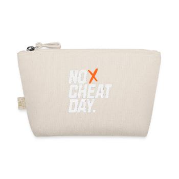 No Cheat Day – Disziplin & Fitness - Bio-Täschchen - Natur - Vorne